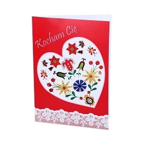 Kartka_folk_kociewski_Kocham_Cie_koperta