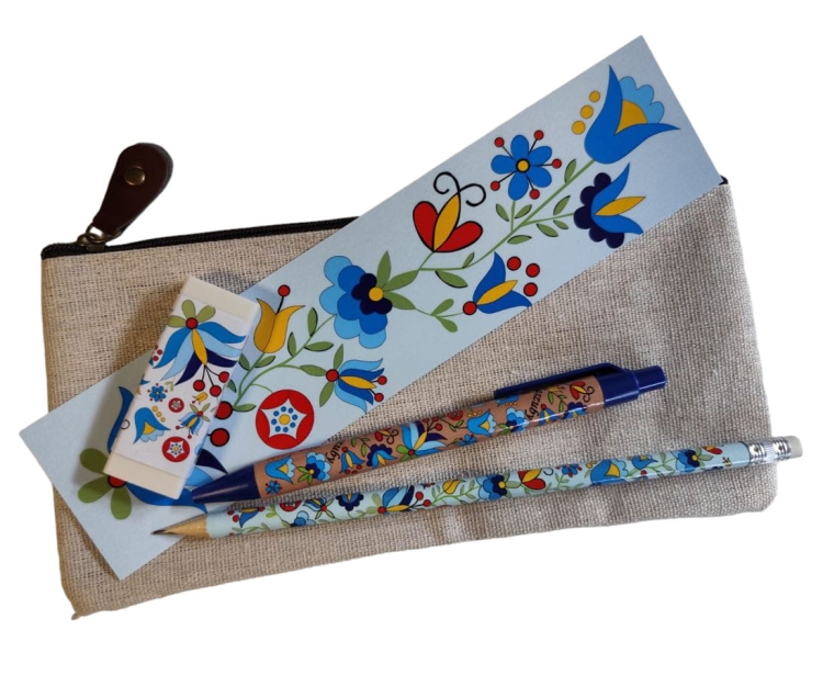 Zestaw kaszubski piórnik folk (jasny)2.jpg
