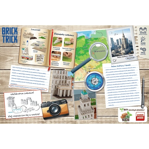 Bric Trick Podróże - Pałac Kultury - trefl - klocki.webp