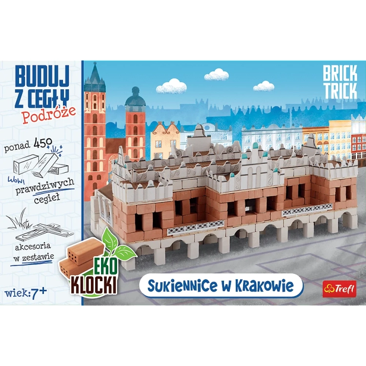 Brick Trick Podróże - Sukiennice - klocki ceramiczne - krakowskie - budowle.webp