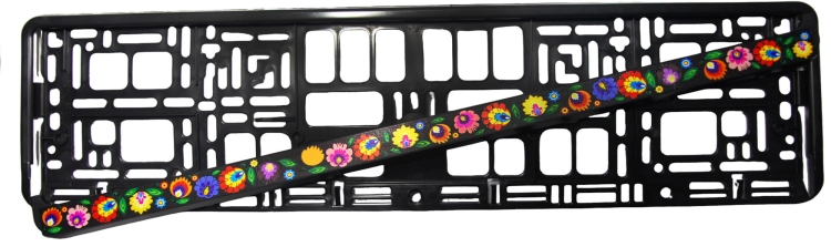 Ramka tablica rejestracyjna Łowicz, czarna2.jpg