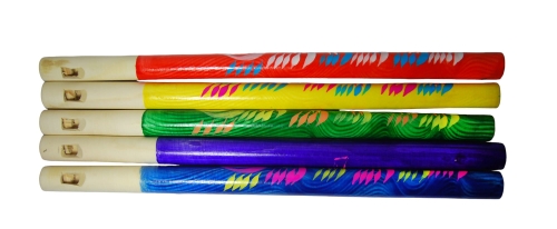 Fujarka drewniana, malowana 31 cm1.jpg