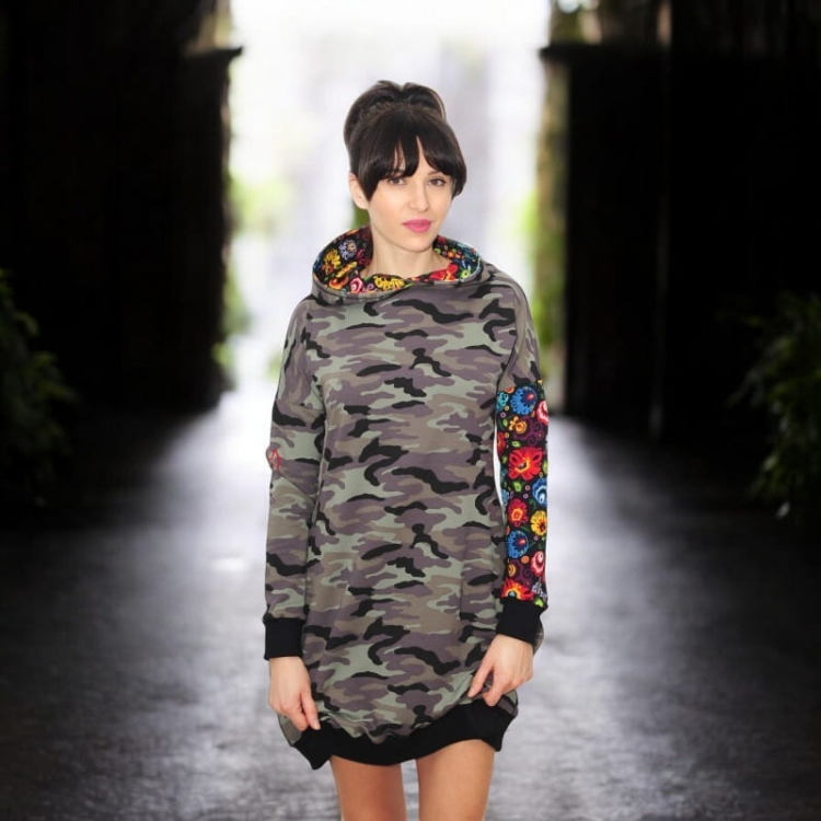 Sukienka folk łowicka z kapturem - moro2(1).jpg