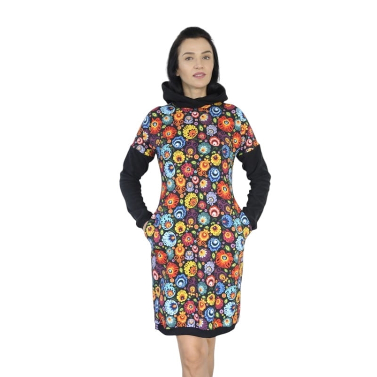 sukienka-folkowa-bawelniana-lowicz