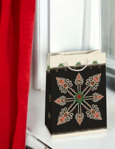 Średnia torebka ozdobna - Podhale parzenica - czarna(1).jpg