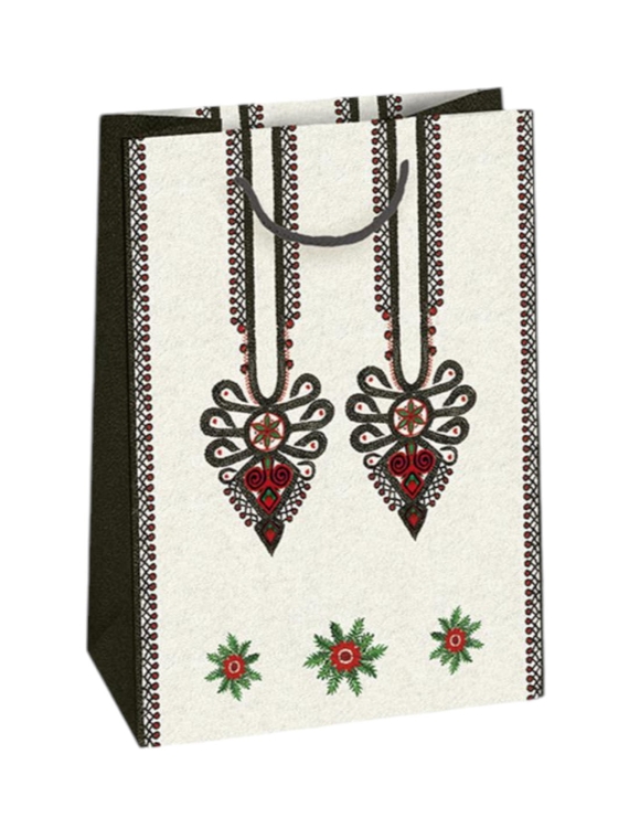 Średnia torebka ozdobna - Podhale parzenica - szara.jpg