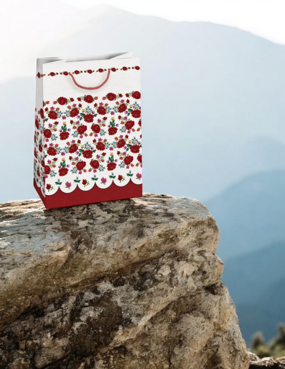 Średnia torebka ozdobna - Podhale - kwiaty(1).jpg