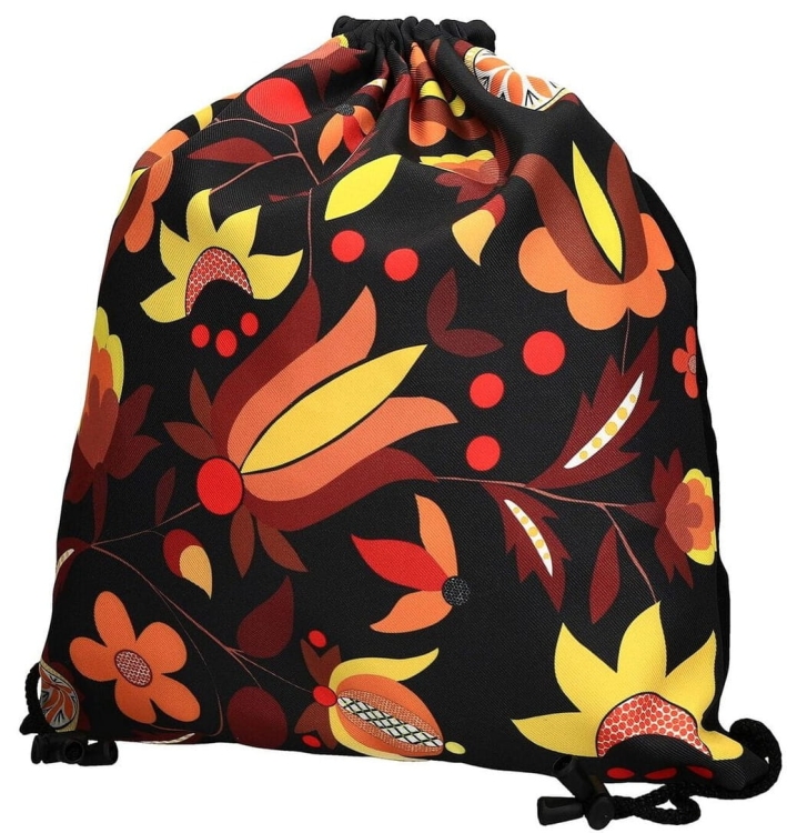 Worek sportowy, plecak borowiacki czarny