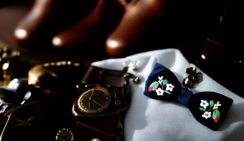 elegancja mucha z haftem kociewskim