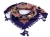 Chusta góralska ludowa 90x90 cm - kobalt folk ludowa.jpg