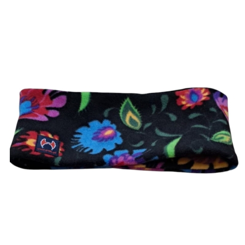 Opaska na głowę ocieplana folk łowicki czarny2.jpg