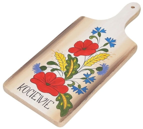 Ozdobna ręcznie malowana deska kociewska