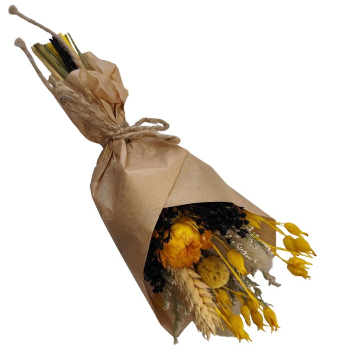 Bukiecik kwiatów suszonych Słońce i Cień