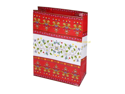 Mała torebka ozdobna - haft słupski