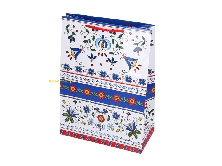 Mała torebka ozdobna - haft żukowski