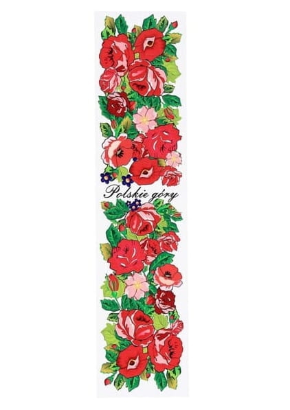 Zakładka_haft_podhalanski_haft_kwiaty