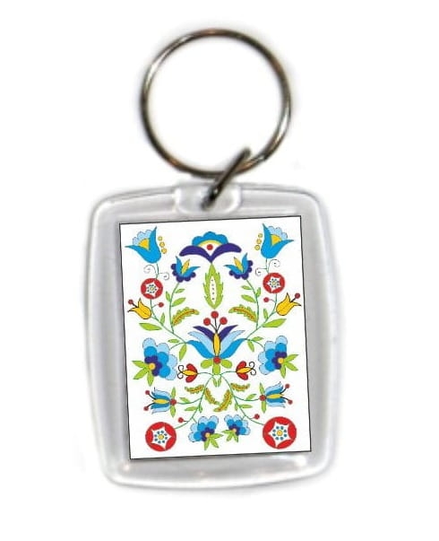 Brelok_akrylowy_do_kluczy_folk_haft_kaszubski_szkola_wejherowska
