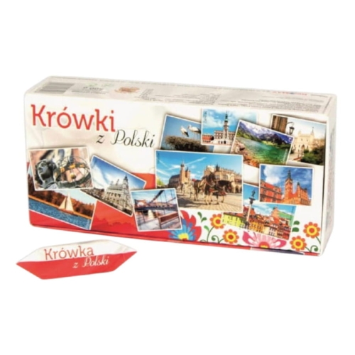 Tradycyjny smak i wyjątkowe opakowanie z polskimi motywami tworzą upominek, który mówi więcej niż słowa.