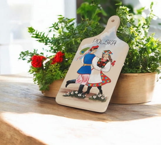 Ozdobna deska - para folk (strój krakowski).jpg