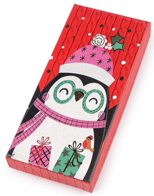swiateczne-pudelko-prezentowe-prostokat-pingwin