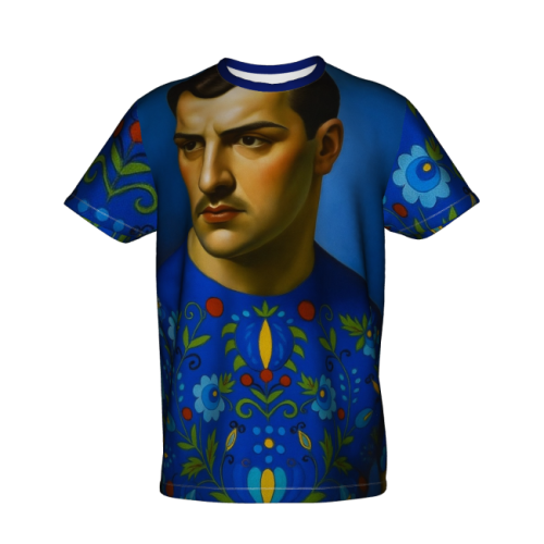 Koszulka-meska-portret-haft-kaszubski