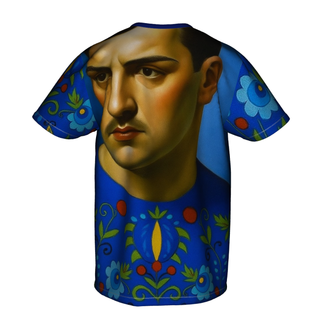 Koszulka-meska-portret-haft-kaszubski