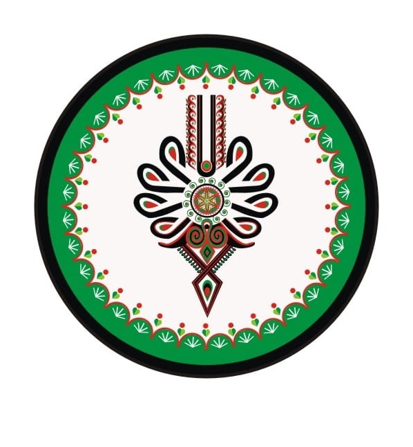 Naklejka okrągła Podhale, Parzenica