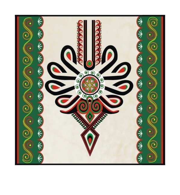 Naklejka_kwadratowa_Podhale_folkowe_Parzenica