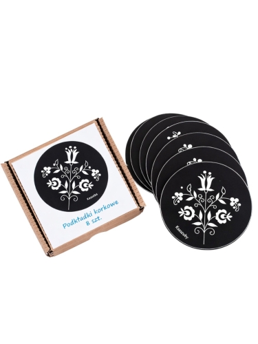 Zestaw-8-podkładek-korkowych-na-ludowo-czarne