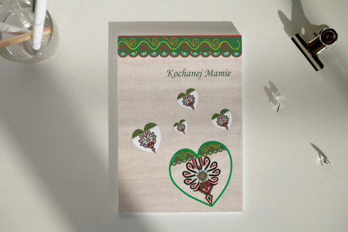 Kartka folk na Dzień Matki podhalańska (duża) + koperta.png