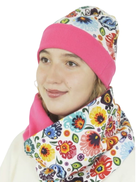 Komplet-czapka-komin-folk-lowicki-rozowy.jpg