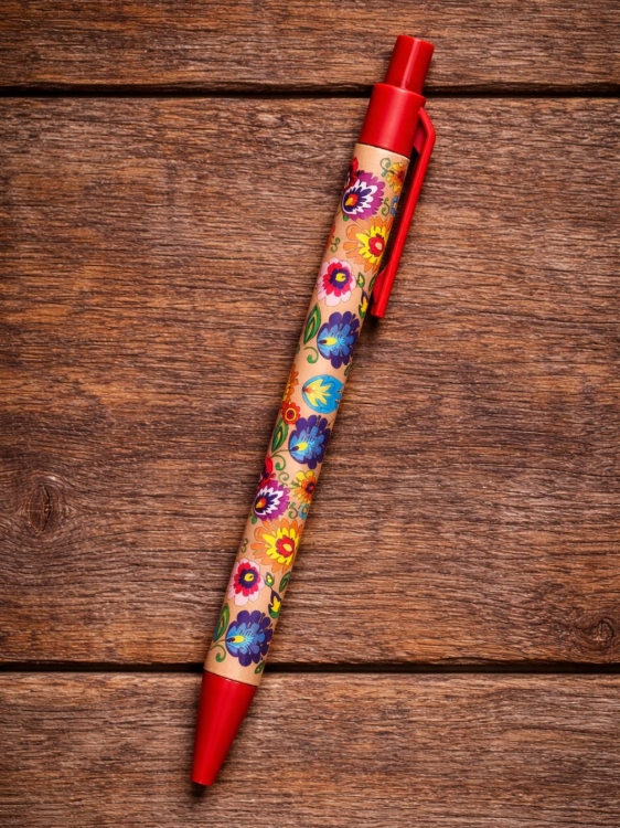 Dlugopis_folk_plastikowy_ze_wzorem_lowickim_wycinanka_polska.jpg