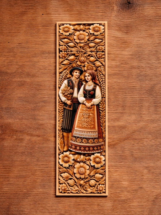 Zakladka_papierowa_drewniana_para_folk.jpg