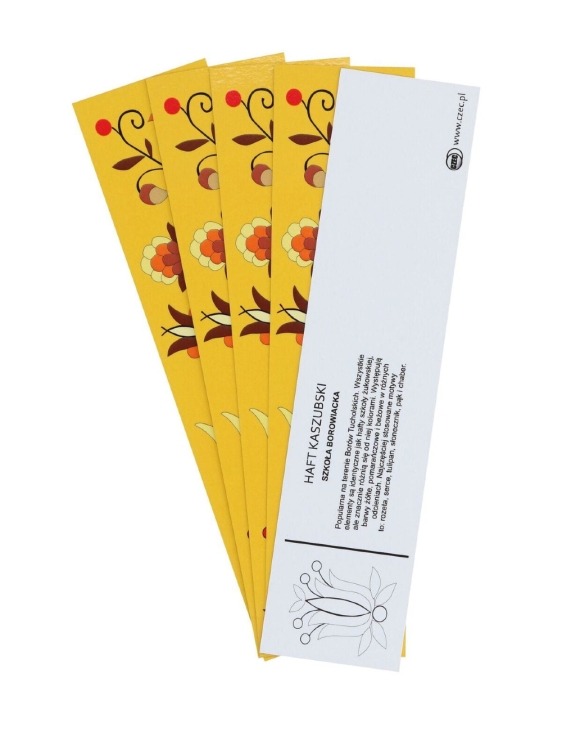 Zakladka_do_ksiazki_haft_kaszubski_szkola_borowiacka