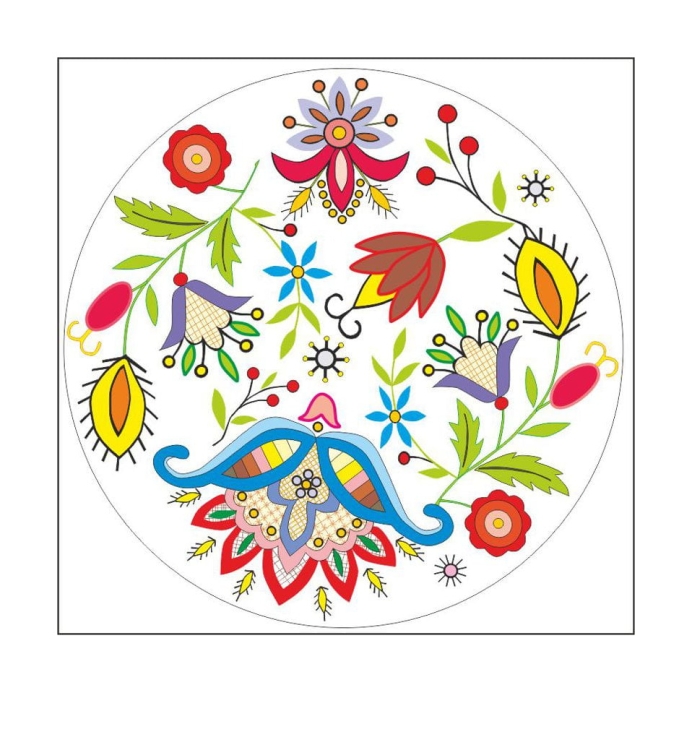 Naklejka_folk_wdzydze_haft