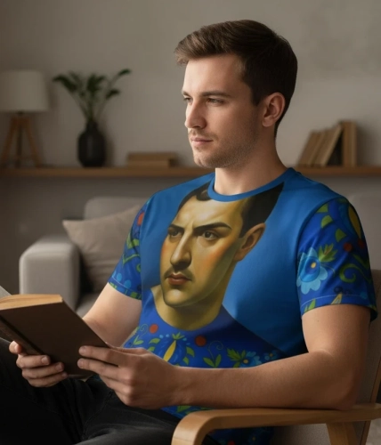 Koszulka-meska-portret-haft-kaszubski