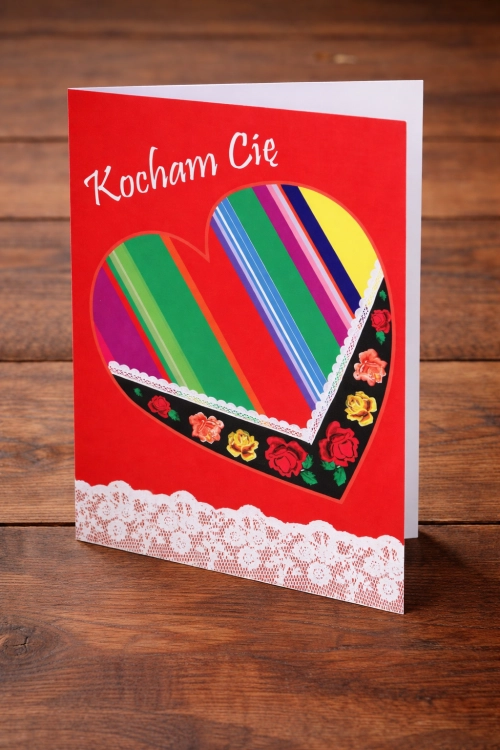 kartka_folk_lowicki_kocham_cie_koperta