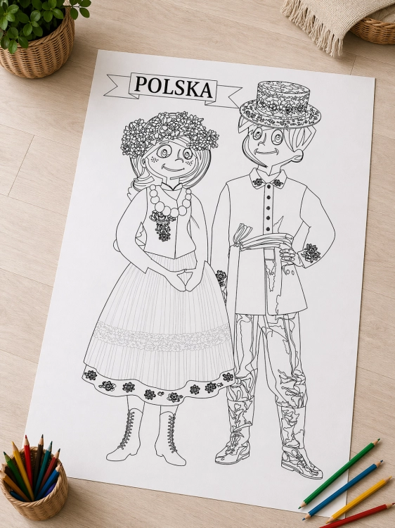 podlogowa-kolorowanka-para-lowicka