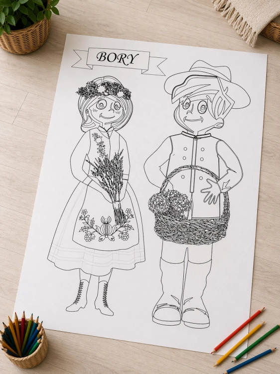 kolorowanka-para-borowiacka-podlogowa