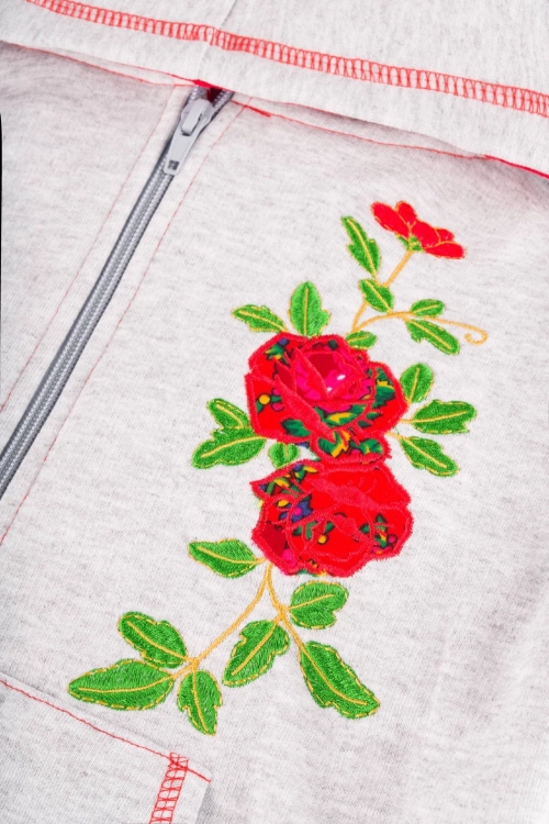 damska-bluza-folk-szara-kwiaty