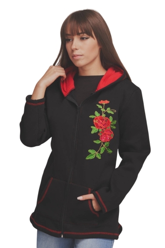bluza-folk-damska-czarna-kwiaty