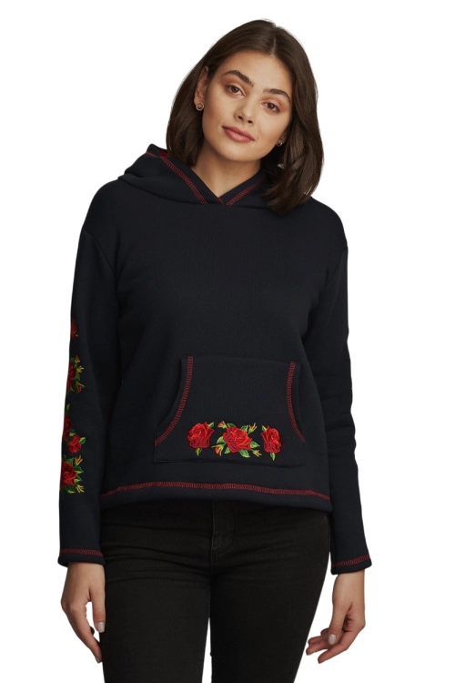 bluza-folk-damska-kangurek-granatowa-kwiaty
