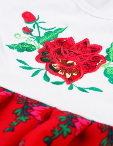dziecieca-sukienka-folk-czerwono-biala