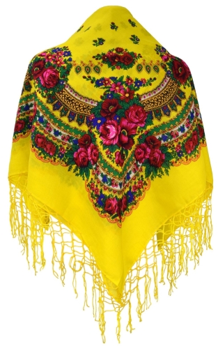 chustka-folk-w-kwiaty-zolta-120-cm