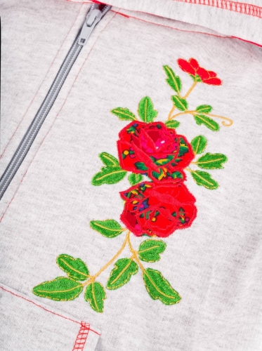 dziecieca-bluza-folk-szara-kwiaty