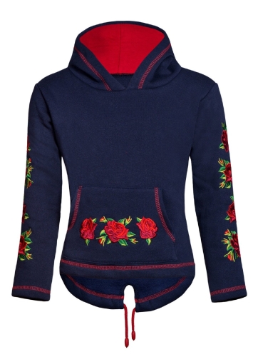 bluza-dziecieca-folk-granatowa