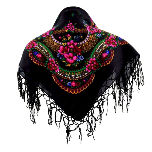 Chusta folk w kwiaty czarny 75 cm.jpg
