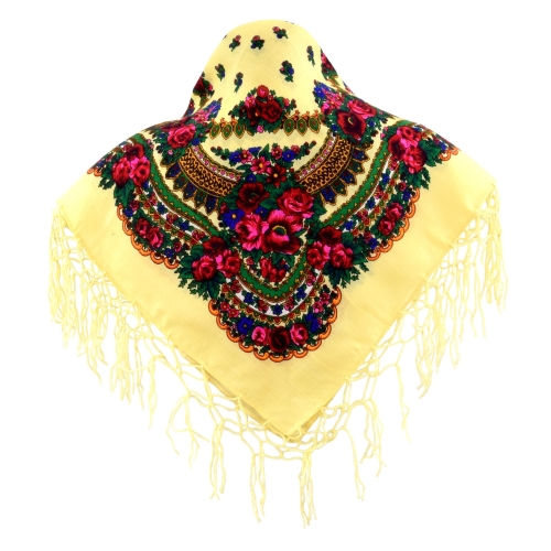 Chusta folk w kwiaty ecru 75 cm.jpg