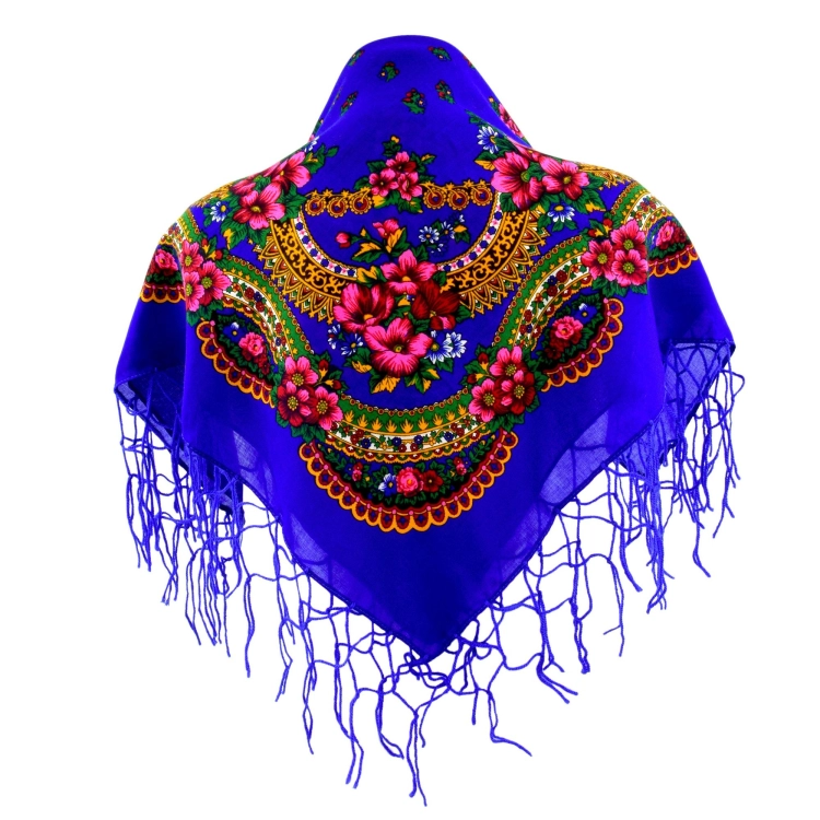 Chusta folk w kwiaty chabrowy 75 cm.jpg