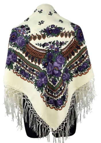 Chusta folk w kwiaty Ecru 100 cm.jpg